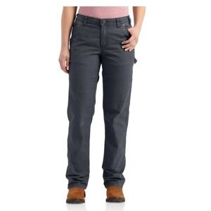 Carhartt Women's Straight Leg Pants - Dark Gray